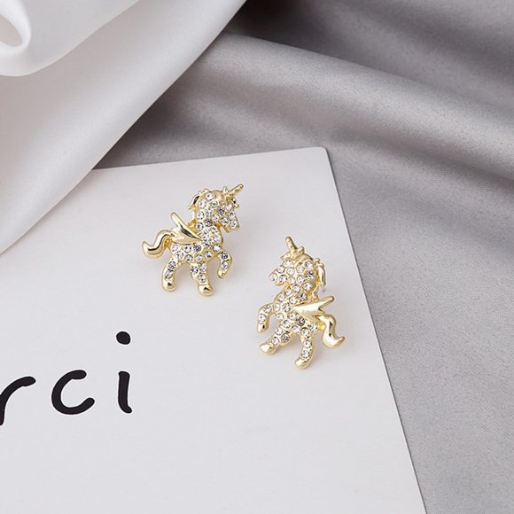 (BI) unicorn earrings - Picture 5 of 6